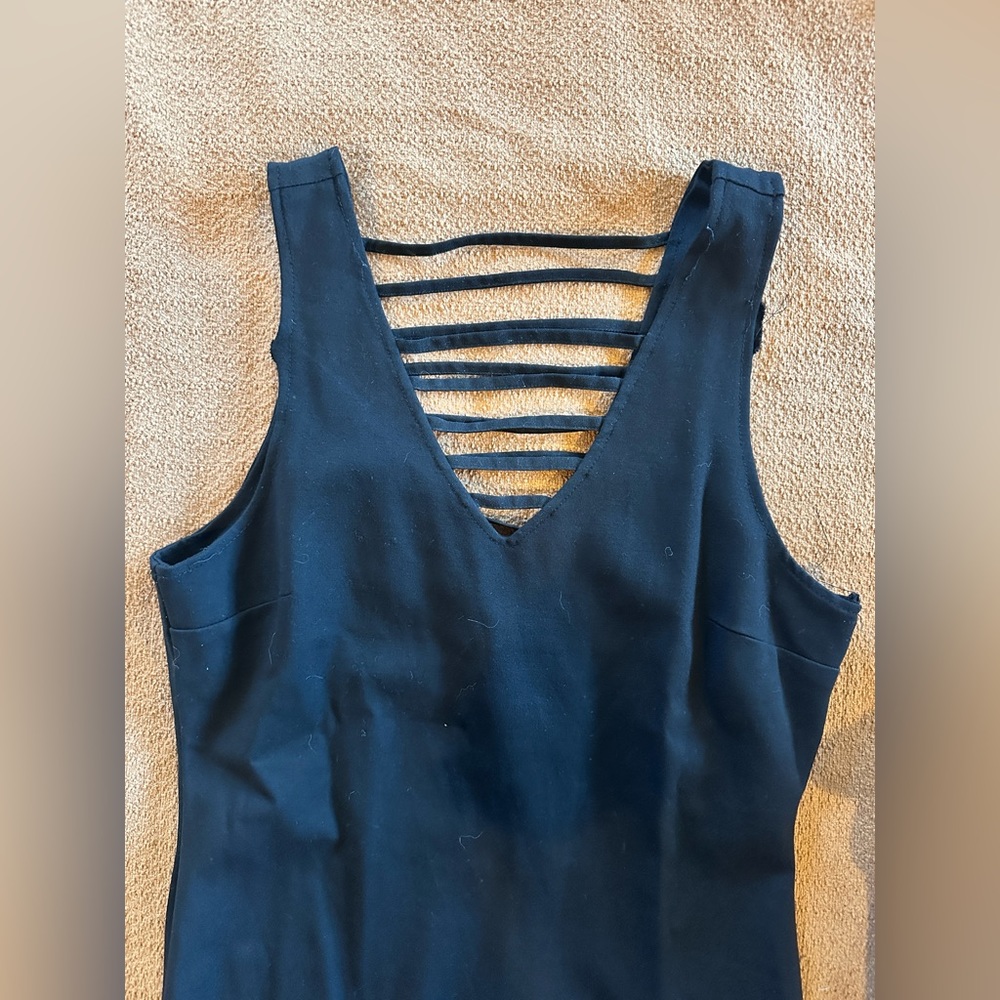 black Gianni bini dress